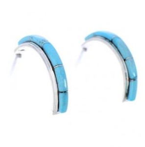 About Large Turquoise Hoop Earrings