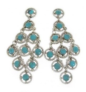 About Turquoise Chandelier Earrings