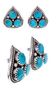 Turquoise Stud Earrings photo