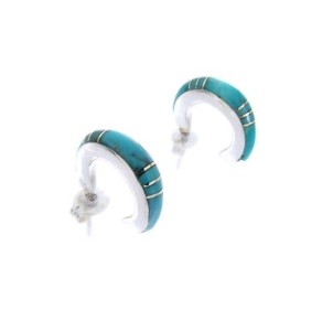 about turquoise hoop earrings